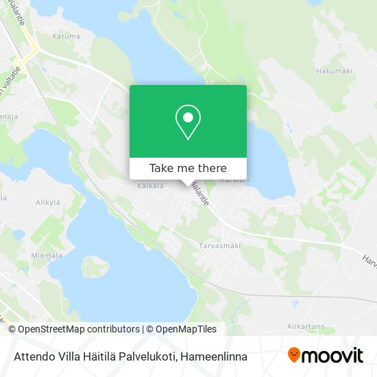 Attendo Villa Häitilä Palvelukoti map