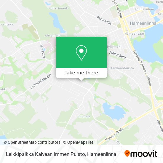 Leikkipaikka Kalvean Immen Puisto map