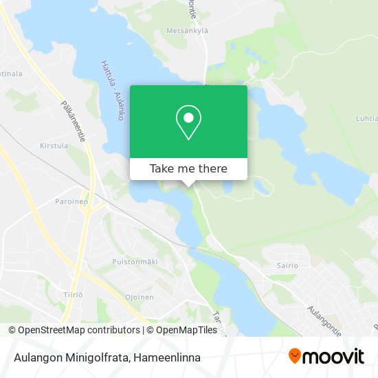 Aulangon Minigolfrata map