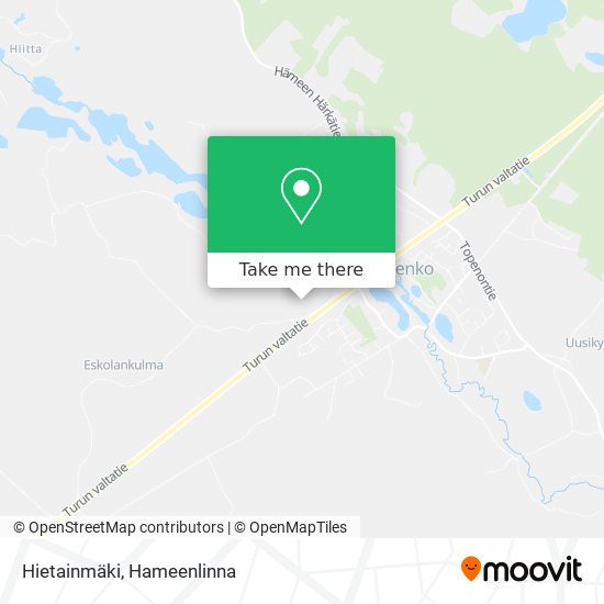 Hietainmäki map
