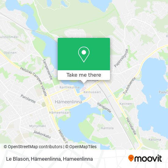 Le Blason, Hämeenlinna map