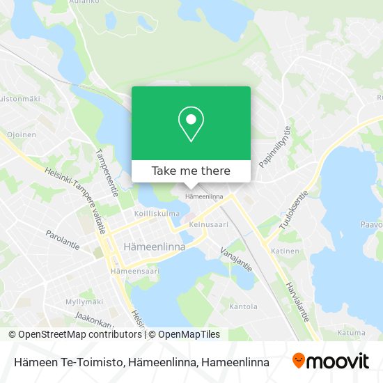 Hämeen Te-Toimisto, Hämeenlinna map