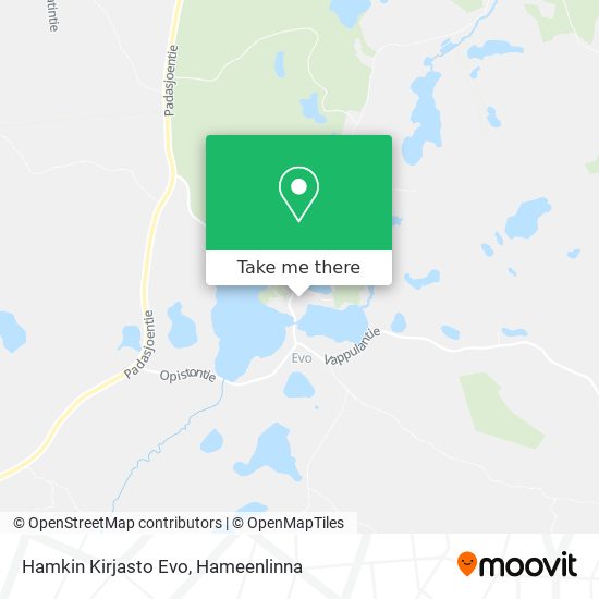 Hamkin Kirjasto Evo map