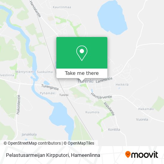 Pelastusarmeijan Kirpputori map