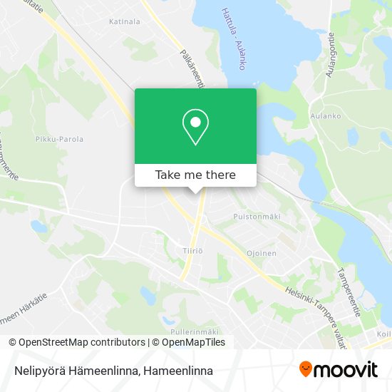Nelipyörä Hämeenlinna map