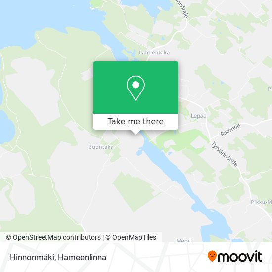 Hinnonmäki map