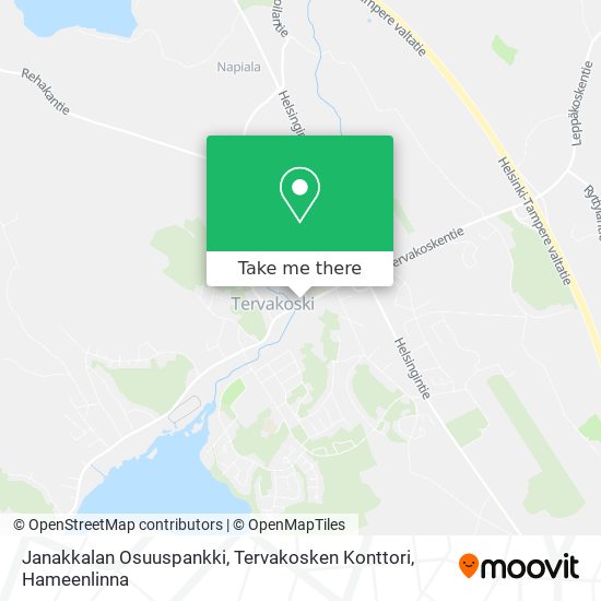 Janakkalan Osuuspankki, Tervakosken Konttori map