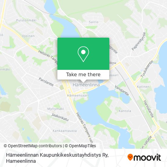 Hämeenlinnan Kaupunkikeskustayhdistys Ry map