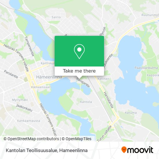 Kantolan Teollisuusalue map