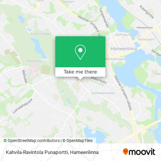 Kahvila-Ravintola Punaportti map
