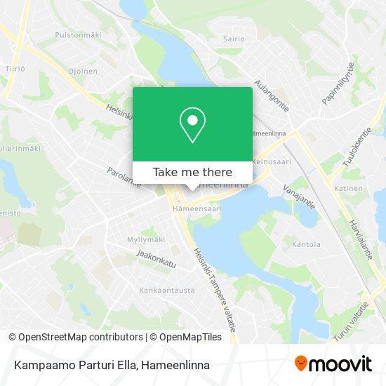 Kampaamo Parturi Ella map