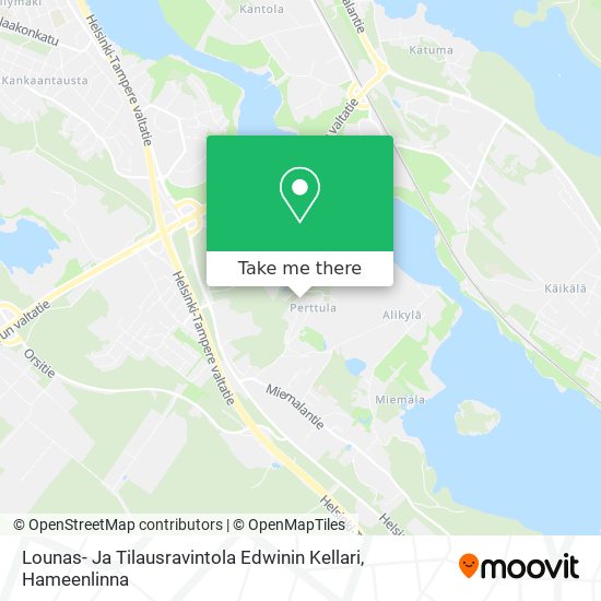 Lounas- Ja Tilausravintola Edwinin Kellari map