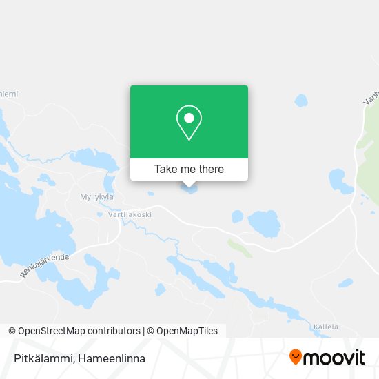 Pitkälammi map