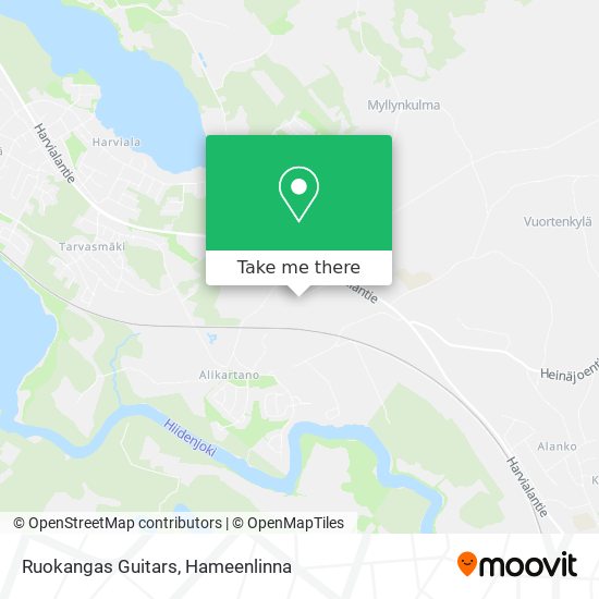 Ruokangas Guitars map