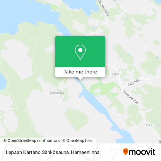 Lepaan Kartano Sähkösauna map