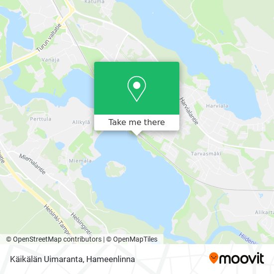 Käikälän Uimaranta map