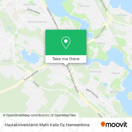 Hautakiviveistämö Matti Kaila Oy map