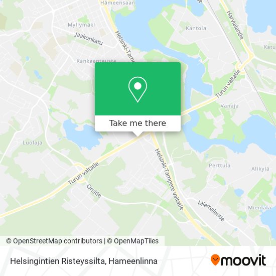 Helsingintien Risteyssilta map