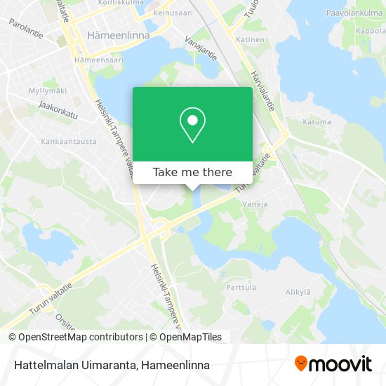 Hattelmalan Uimaranta map
