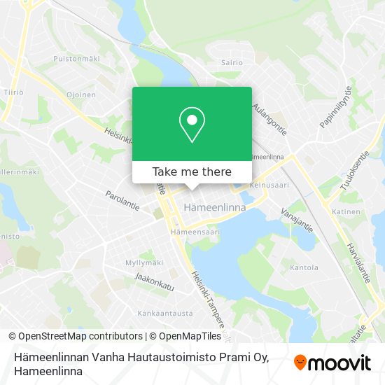 Hämeenlinnan Vanha Hautaustoimisto Prami Oy map