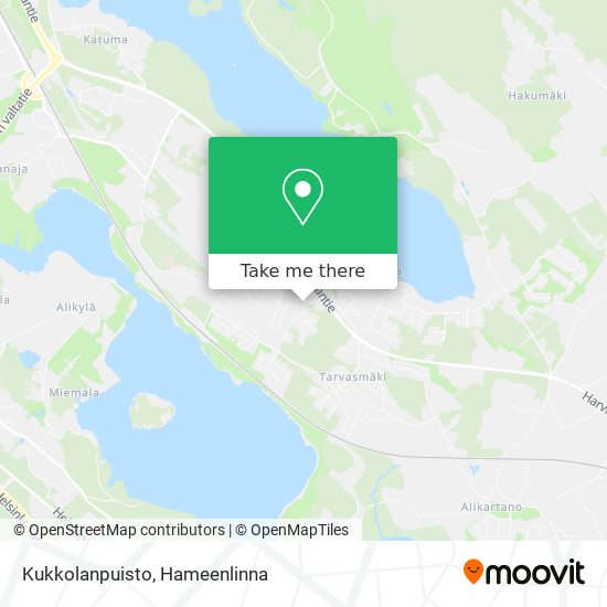 Kukkolanpuisto map