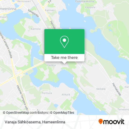 Vanaja Sähköasema map