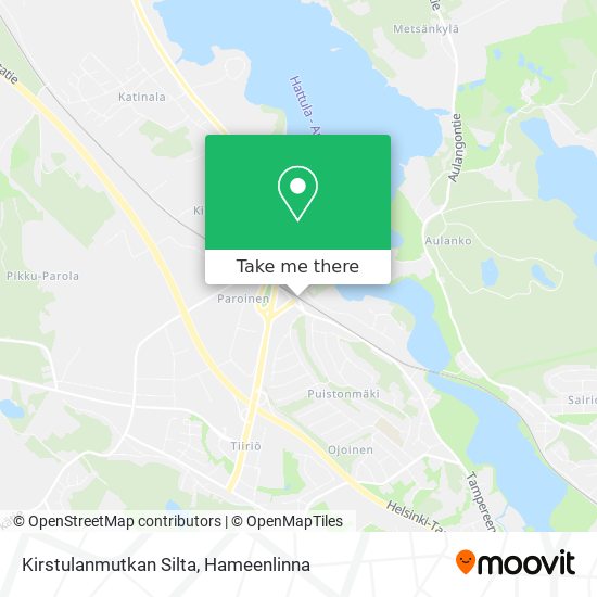 Kirstulanmutkan Silta map