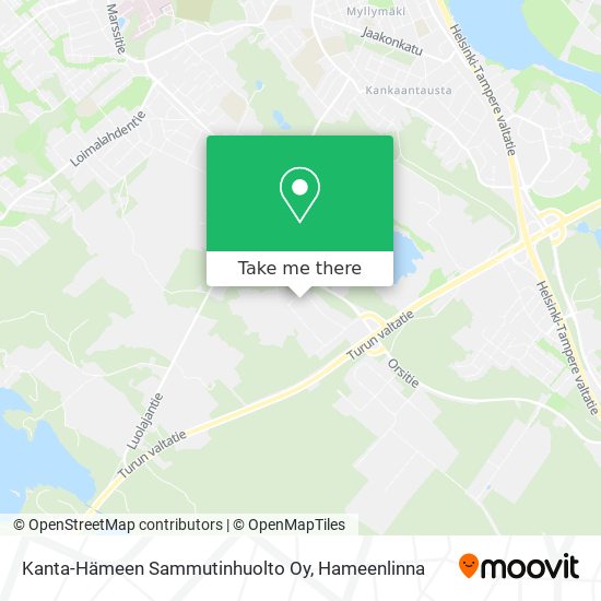 Kanta-Hämeen Sammutinhuolto Oy map