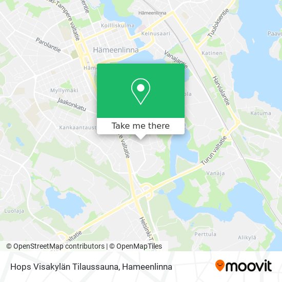 Hops Visakylän Tilaussauna map