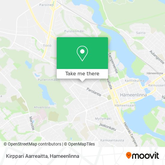 Kirppari Aarreaitta map