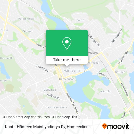 Kanta-Hämeen Muistiyhdistys Ry map