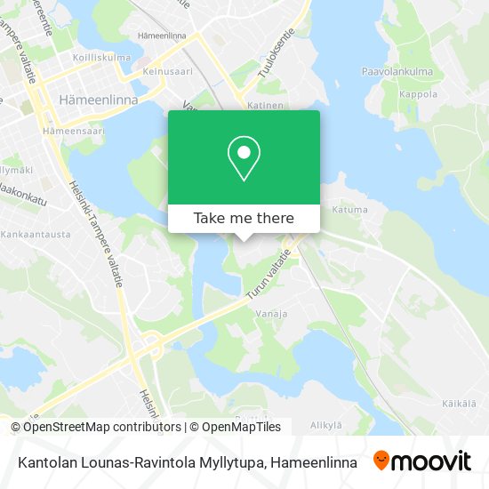 Kantolan Lounas-Ravintola Myllytupa map