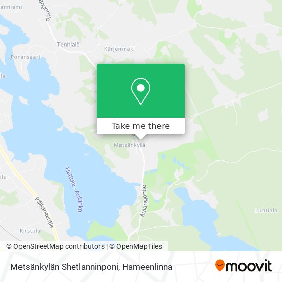 Metsänkylän Shetlanninponi map