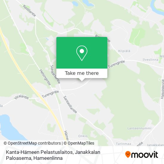 Kanta-Hämeen Pelastuslaitos, Janakkalan Paloasema map