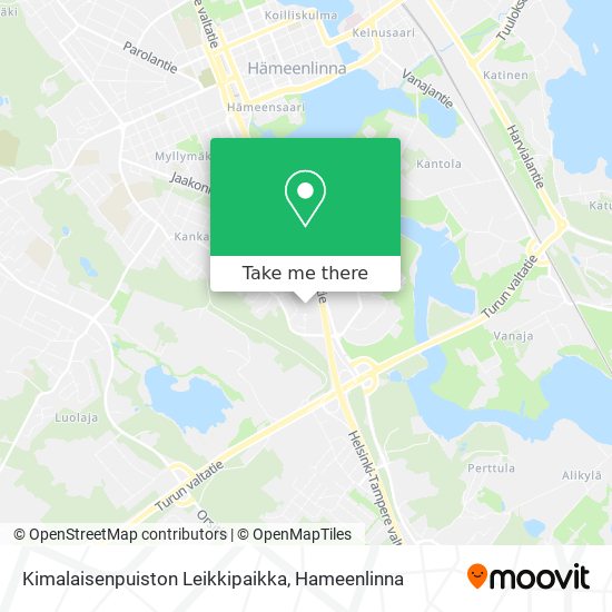 Kimalaisenpuiston Leikkipaikka map
