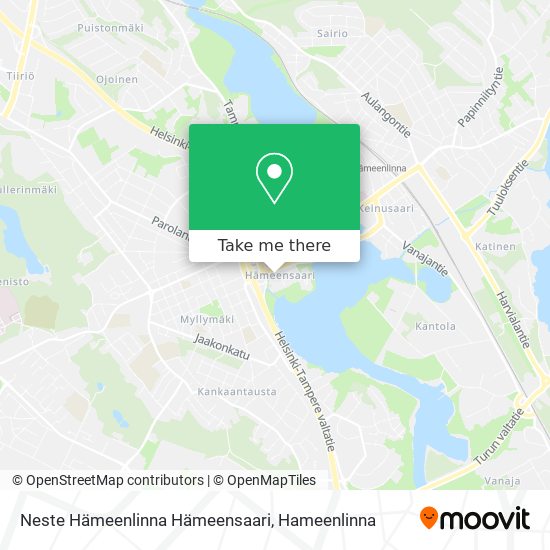 Neste Hämeenlinna Hämeensaari map