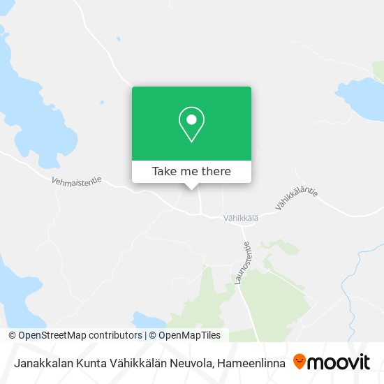 Janakkalan Kunta Vähikkälän Neuvola map