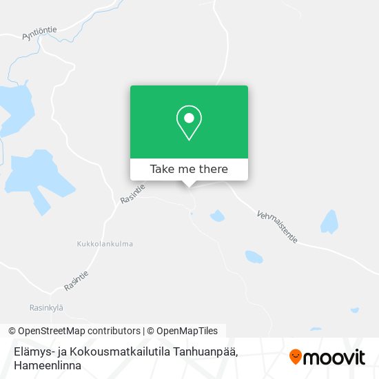 Elämys- ja Kokousmatkailutila Tanhuanpää map