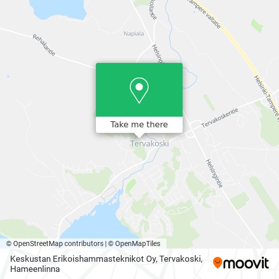 Keskustan Erikoishammasteknikot Oy, Tervakoski map