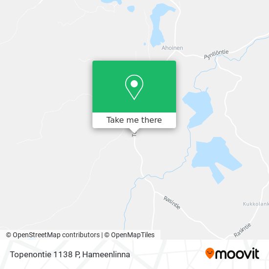 Topenontie 1138 P map