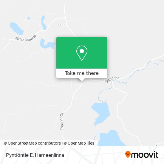 Pyntiöntie E map