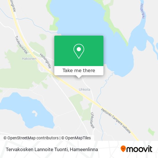 Tervakosken Lannoite Tuonti map