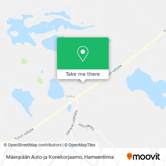 Mäenpään Auto-ja Konekorjaamo map