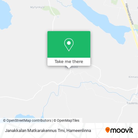 Janakkalan Matkarakennus Tmi map