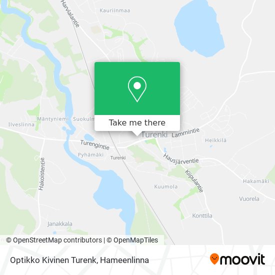 Optikko Kivinen Turenk map