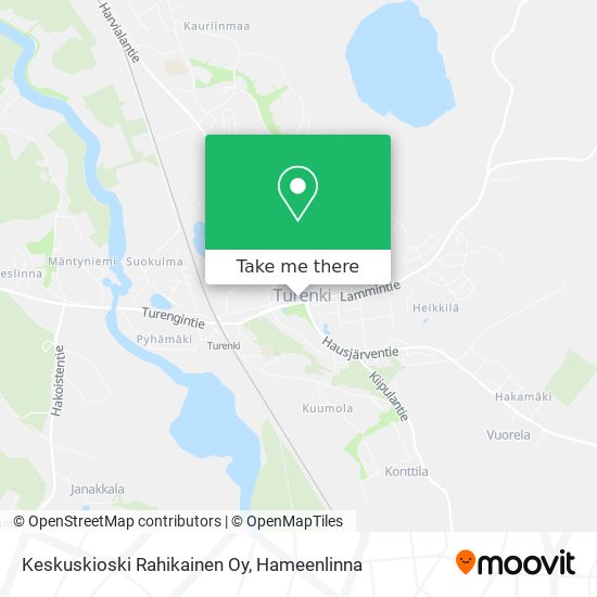 Keskuskioski Rahikainen Oy map