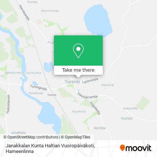 Janakkalan Kunta Haltian Vuoropäiväkoti map