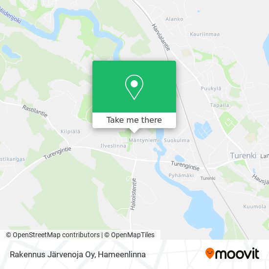 Rakennus Järvenoja Oy map