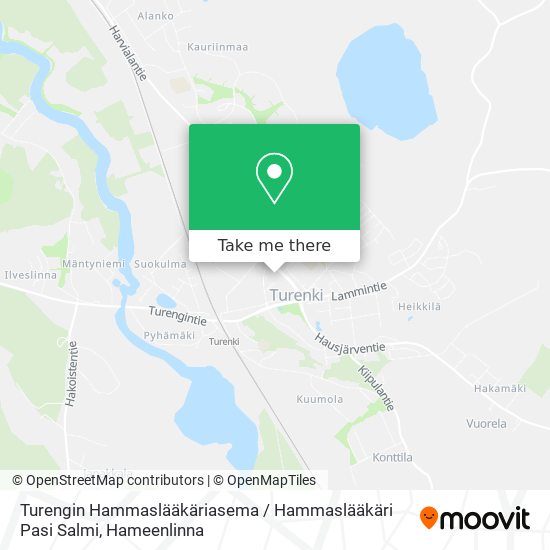 Turengin Hammaslääkäriasema / Hammaslääkäri Pasi Salmi map
