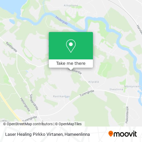 Laser Healing Pirkko Virtanen map